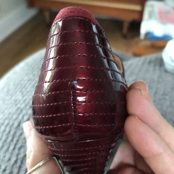 Wine colored Sofft heels - Picture 13 of 13